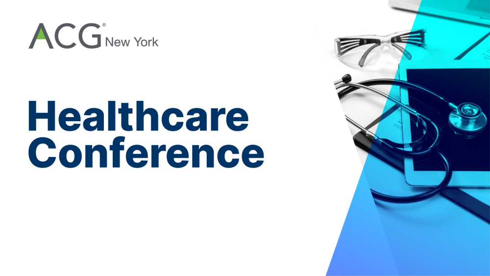 ACG NY 15th Annual Healthcare Conference ACG New York